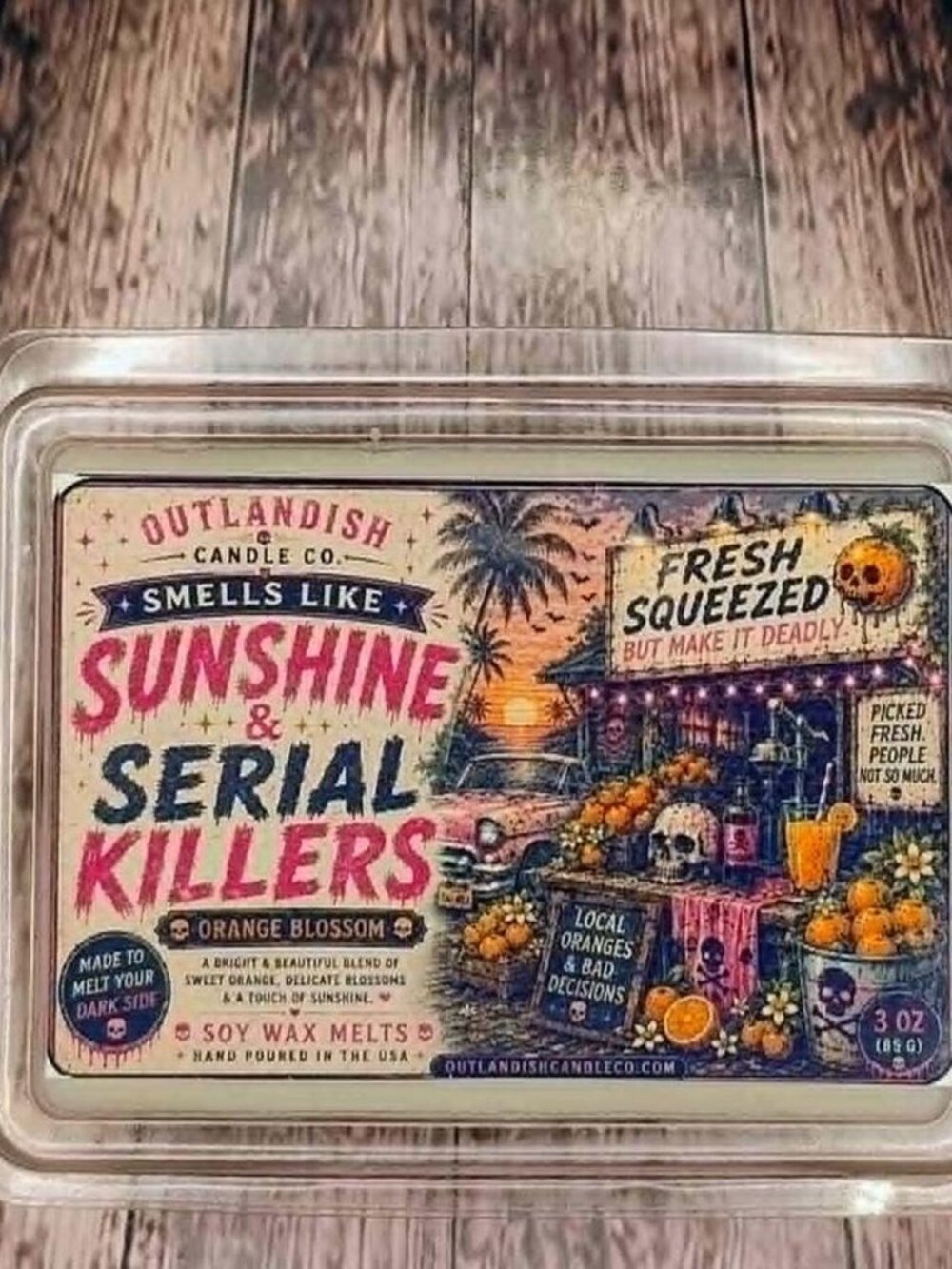 5 different wax melt scents $25